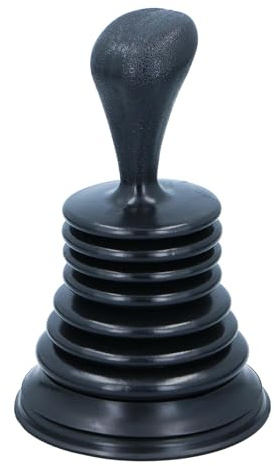 MINI-SAUGGLOCKE für Spülbecken Abflussreiniger Abfluss Pömpel Abflusspumpe Pümpel 2-Farben 19 (Schwarz)