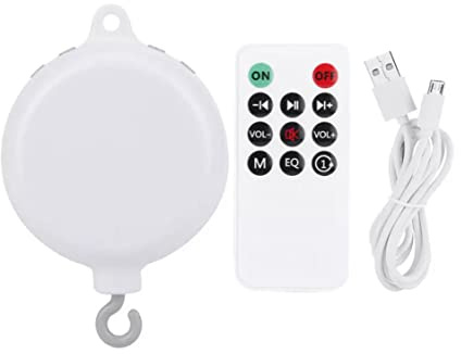 Boîte à musique Mobile pour berceau de bébé, lit de berceau suspendu, cloche musicale rotative, jouet sans batterie, accessoires lit pour bébé