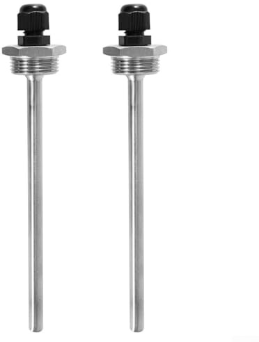 Besttoolifes Manicotto a immersione per sensore, tubo ad immersione in acciaio inossidabile 304 con filettatura G3/4, manicotto di protezione della sonda per serbatoio dell'acqua (8 x 150 mm)