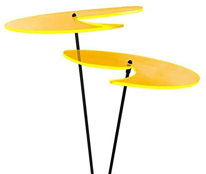Elliot Lichtzauber - Sonnenfänger 1024002 Scheibe Wave, medium, 25 cm, orange