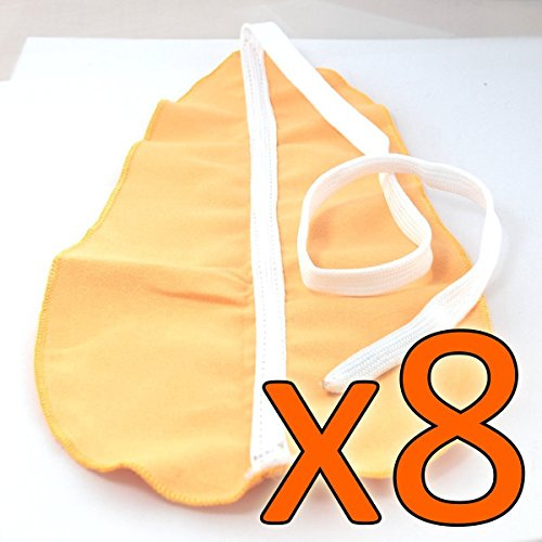 8 Soundman® Durchziehwischer für Klarinette Klarinettenwischer Innenreinigung mit Knoten (8 Stück)