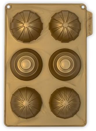 CÉCOA • Moule Silicone Demi-Sphères Noël • 3 Sphères ou 6 Demi-Sphères • 100% Alimentaire • Anti-Adhésif • Sans BPA • Four, Frigo, Congélateur • Températures -40°C à +230°C