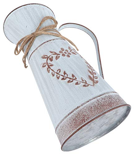 Yardwe Metal Flower Pot Vase Für Arrangements Vintage Herzform Blumentopf Für Hochzeiten Partys Und Heimdekoration Rustikale Eisenvasen Für Büro Und Zuhause