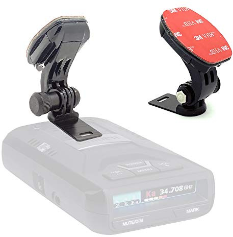 LycoGear Radar Detector Easy Connect Adhesive Mount for Uniden R1 R3 R7 R8 R9 DFR6 DFR7 DFR8 DFR9 Radar Detectors