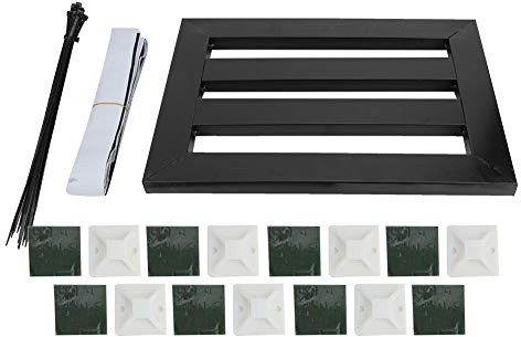Metal Portable Peadlboard, gitarrpedalbräda, svart universal gitarreffektpedalbräda gitarreffekter pedalbräda, för gitarreffektpedaler