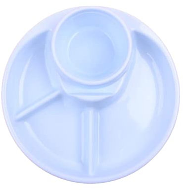 Fondue Plates 4piece Set Fondue Plates Colorful with 12 Fondue Forks, Square/Round 21cm/8.3in