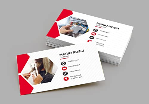 Biglietti da visita personalizzati per professioni (100) (Idraulico)