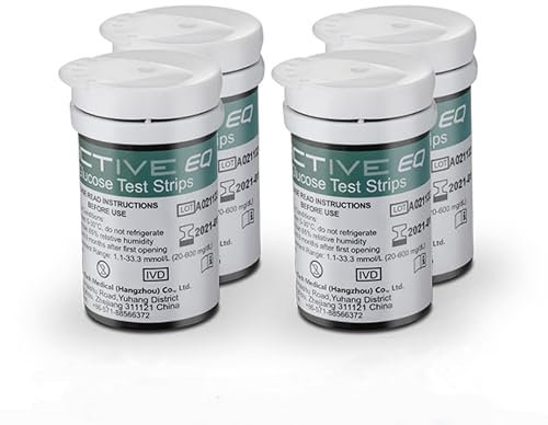 Medidor de glucosa en sangre tiras de prueba reemplazo por Exactive EQ Impulse diabetes strips tiras reactivas de glucosa en sangre x 100 para ES diabéticos