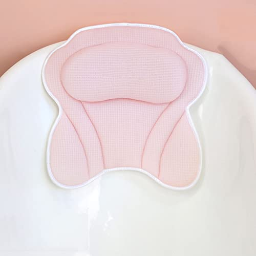 MyrRhe Ergonomisches Spa-Kissen für Badewanne, Badekissen für Erwachsene mit Nacken- und Rückenstütze, ideal für Whirlpool-Schaumbäder – Maße: 45 x 44 x 7 cm