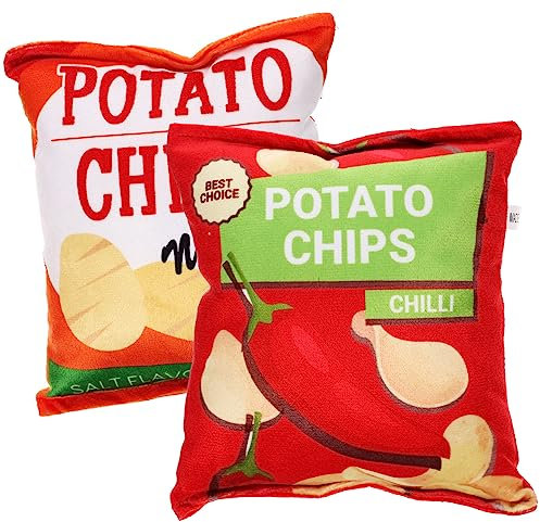 Angoily 4 Stück Sound-Spielzeug für Haustiere quietschende Haustierspielzeuge Tragbares Kauspielzeug für Hunde Plüschtier lustiges molares Spielzeug Beißspielzeug Sanft Zubehör Hündchen