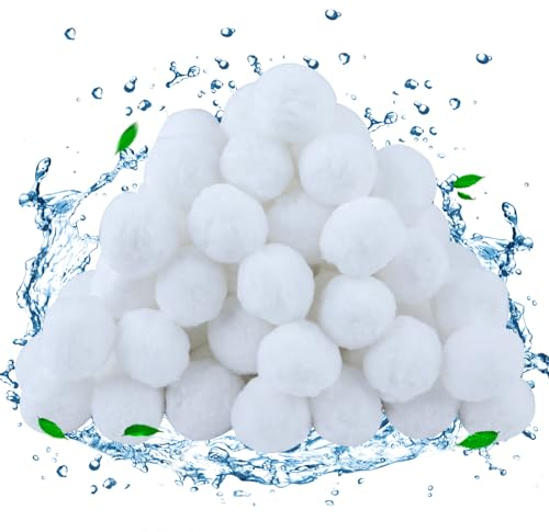 Filterbälle, Filterbälle Pool für Sandfilteranlagen 800g Poolfilterbällchen Sandfilter Bälle, Ersatz für 28Kg Filtersand für Pool Filter Schwimmbad Filteranlagen, Aquarium und Poolreinigung