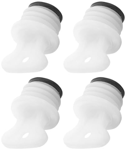 Hoement 4Pcs Leakproof Hot Water Bag Stoppers Portable Small Plug Seal for Hot Water Bottles Replacement Caps for Hot Water Sack Anti-Leak Water Stoppers