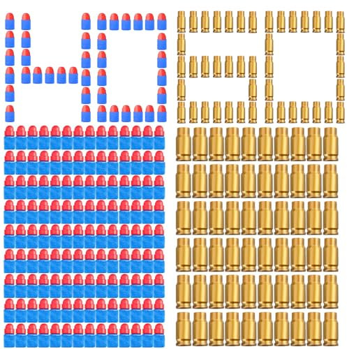 Spielzeug Pistole Schaumstoff Munition,200 Stück Pfeile Dart Bullets,Spielzeugpistolen Munition,Signalmunition,Spielzeugwaffenzubehör für Kinder