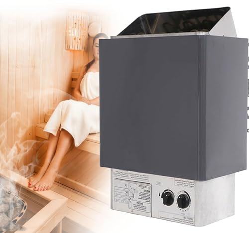 GBHJJ 220V 4.5-9Kw Calentador EléCtrico de Sauna, Estufa Calefactora con Controlador Interno, Equipo para BañO Sauna, para el Hogar Hotel SPA Ducha BañO de Vapor,4.5KW