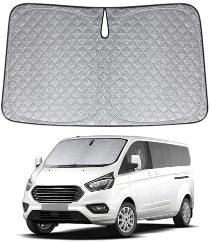 Sonnenschutz Auto für Ford Transit Custom 2021-2024 Frontscheibe Faltbare