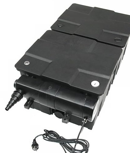 Bio Teichfilter 350B 60000L Teich incl UV-224 Lichtfilter Algenvernichter Filter AWZ