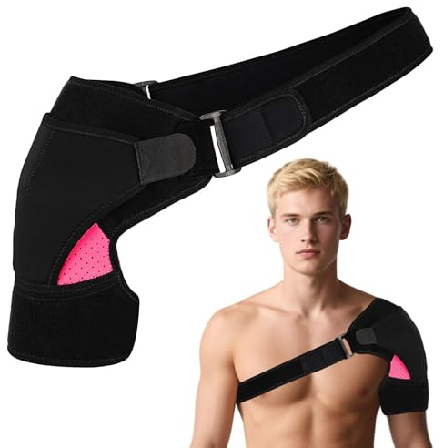 Kuugeo Attelle Epaule Droite Femme,Attelle Epaule Gauche Femme,L'épaule Gauche et Attelle Epaule, Bandage Soutien d'Épaule pour Tendinite Épaule Luxation Sport Blessure Récupération