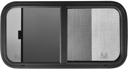 625x330mm Wohnmobils Schiebefenster, Campers Fensters Mit Fliegengitters, Wohnwagen Schiebefenster, Ausstellfenster Wohnmobilfenster, RV Campers Fensters Für RV Wohnwagen Wohnmobils Caravans