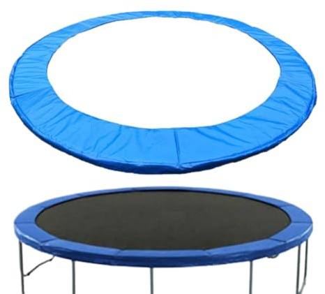 ARSBORUI Trampolin Randabdeckung, Ø 183 244 305 cm Federabdeckung, Randschutz, Extra Dicke Sicherheitsmatte, UV-resistent & reißfestes, Rahmenpolsterung, Trampolin Zubehör