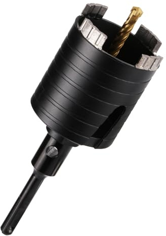Vearter 68mm Trocken Kernbohrer, Diamant Bohrkrone mit SDS Plus Adapter, Kernlochbohrer für Ziegelwände, Mauerwerk, Beton, Zementblöcke, Stein, Granit, Marmor