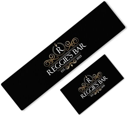 Personalised Any Text Bar Runner Beer Mat Label Ideal Pub Cafe Home Occasion 172 (84x23cm)