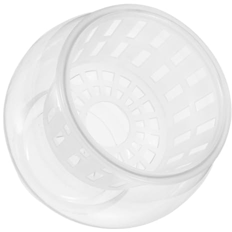Toddmomy Transparenter Plastik Fischtank Mittelgroß Hydroponischer Pflanzentopf Stabile und Langlebige Aquarium Dekoration für Büro und Zuhause Sichtbares Fischbecken für Goldfische und