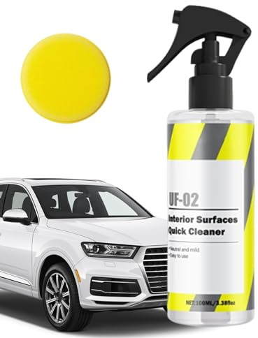 Detergente per interni auto, 100 ml, detergente per interni 'auto, smacchiatore per sedile, cruscotto, console centrale e camion
