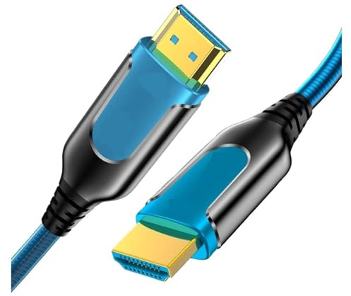 XPBTBSUS Cable De Fibra Óptica HDMI 8K 48 Gbps 8K 60 Hz 4K 120 Hz Cable HDMI 2.1 De Ultra Alta Velocidad HDR Dinámico EARC HDCP For Proyector HD TV Box.(20m)