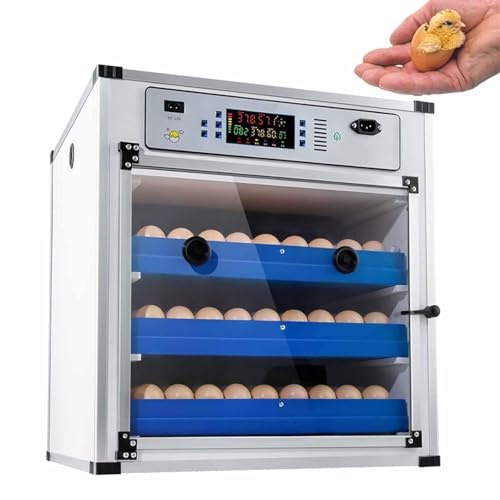 Incubatrice Completamente Automatica for 204 Uova con Incubatrice con 4 modalità di Schiusa Automatica, Controllo della Temperatura Dell'incubatrice
