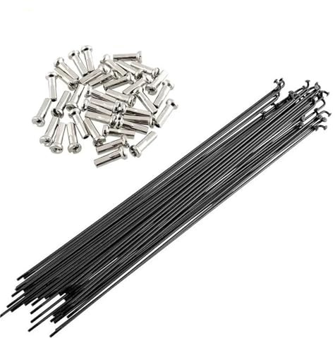Speichen Und Nippel Aus Edelstahl For Fahrräder | Passend for 27,5-Zoll-Mountainbike- und 700C-Rennradräder, praktisches Fahrradersatzzubehör(170mm)