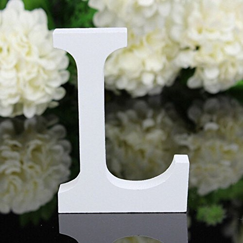 Freeas Dekorative Holz Buchstaben, hängende Wand 26 Buchstaben aus Holz Alphabet Wand Buchstaben für Kinder Baby Name Mädchen Schlafzimmer Hochzeit Geburtstag Party Home Decor-Briefe (L) | Holzbuchstaben Wand, Namensdekoration Baby, Alphabet Wandbuchstaben, Wanddeko Kinderzimmer, Baby Shower Geschenk