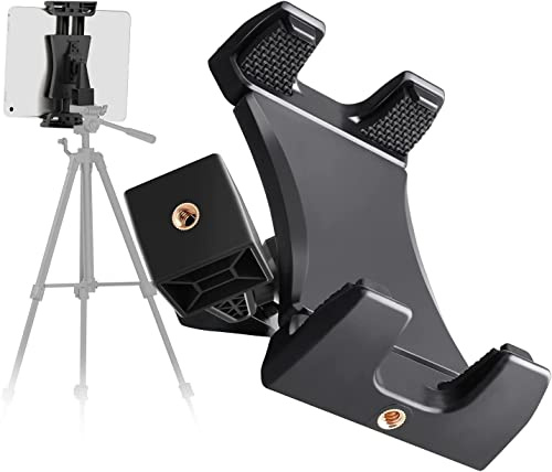 Cenawin Supporto per treppiede per tablet iPad, adattatore di fissaggio, compatibile con selfie stick per fotocamera, monopiede, per iPad Pro, iPad Air, iPad Mini, da 4,7 a 12,9