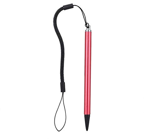 Touch Pen, Stylus Pen Bildschirm Touch Painting Pen Resistiver Stylus mit Federseil für POS PDA Navigator(rot)