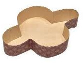 Generico Backform Taube 1 kg – 10 Stück – aus Einweg-Papier – ideal für Ostertauben, Osterkuchen, Brioche, Süßkuchen usw. - 10 Stück à 1000 g -