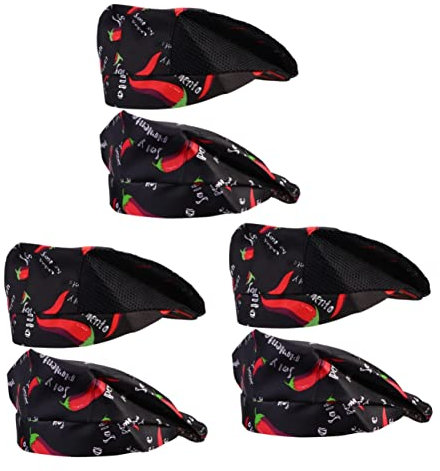 GALPADA 6pièces Chapeau De Chef Beret Créatif pour Cuisine Et Restaurant Confortable Et Pratique pour Et Modèles Variés Et Réseau