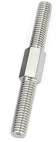 M16 Links- und Rechtsgewinde Doppelende Gewindestange Positive und negative Gewindestange Stehbolzen Schraube Edelstahl 304 (Color : M16x60mm-1pcs)