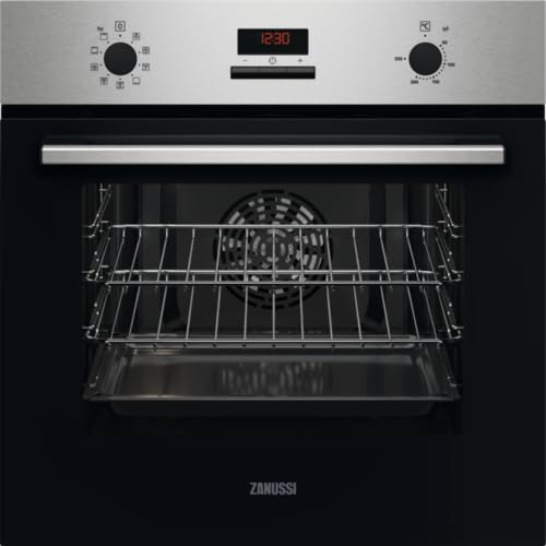 Zanussi ZOHNE2X2 series20 Built-in Single Electric Oven with Fan Black