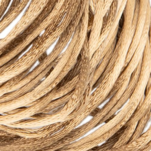 Cordoncino di raso a coda di topo, consistenza liscia e morbida, corda da 2 e 3 mm disponibile in lunghezze da 3 m, per perline, nodi, decorazioni e creazione di gioielli (2 mm, caffè)