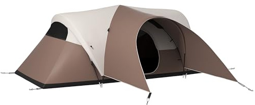 Outsunny - Tienda de campaña familiar para 5-6 personas, impermeable, ligera ventilada, con bolsa de transporte, dim. 550 x 300 x 198 cm