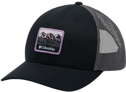 Columbia Unisex Mesh Snap Back, Snap Back Cap, Black/Sisters, One Size
