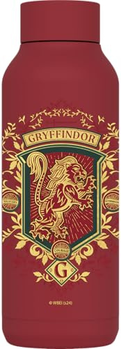 Quokka SOLID X HARRY POTTER | BOTELLA TÉRMICA DE ACERO INOXIDABLE DOBLE PARED | HP GRYFFINDOR
