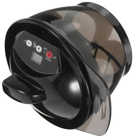 NOLITOY Agitador Eléctrico Para Tinte De Cabello Tamaño Estándar Silicona Fácil Limpieza Uso Profesional y Doméstico Peluquería Accesorios Negro Ac220-240