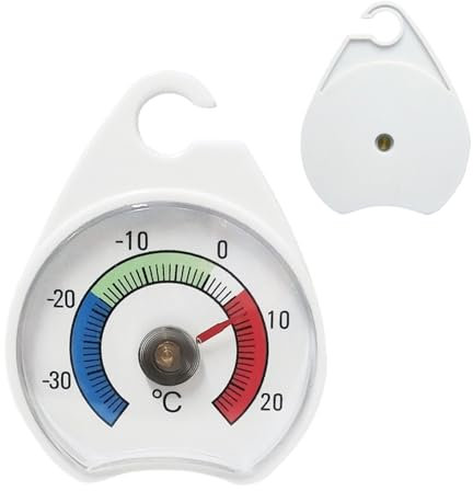 Monitoraggio Della Temperatura Del Frigorifero - Termometro Per Congelatore ABS | Termometro Per Il Frigorifero | Monitoraggio Del Dispositivo Di Raffreddamento Del Congelatore Ideale Per Un Monitorag