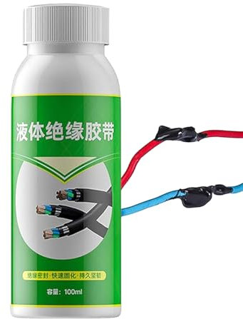 Ruban isolant liquide, adhésif isolant transparent résistant à l'eau, pour camping-car, maison, automobile, ferme et empêche les chocs électriques