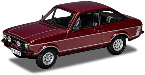 Corgi Ford Escort Mk2 1300 Sport, Jupiterrot, Druckgussmodell