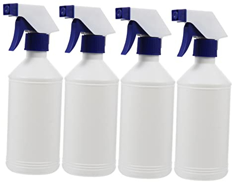 BATHVEVE 4pièces Bouteilles Vaporisateurs Vides Spray Pression Pour Jardin Maison Bureau Nettoyage Stylisme Cheveux