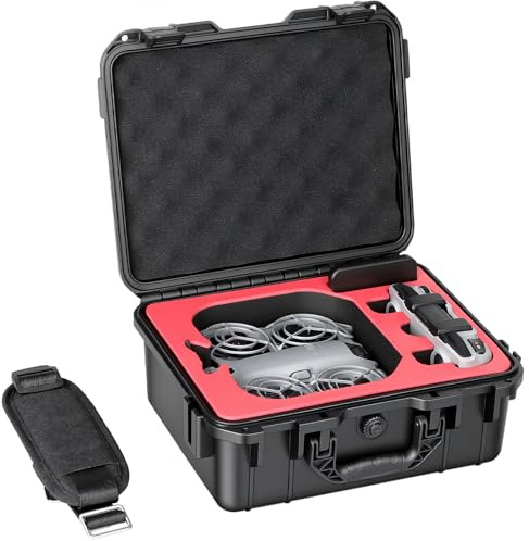 FPVtosky NEO 2 Case, Waterproof HardCase for DJI NEO 2 Fly More Combo Accessories, fits DJI RC-N3 Remote Controller [CASE ONLY]