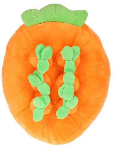 POPETPOP Interaktive Futtersuche für Kaninchen und Hamster Schnüffelmatte aus Waschbarem Material Komfortables Futterspielzeug zur Geruchsschulung