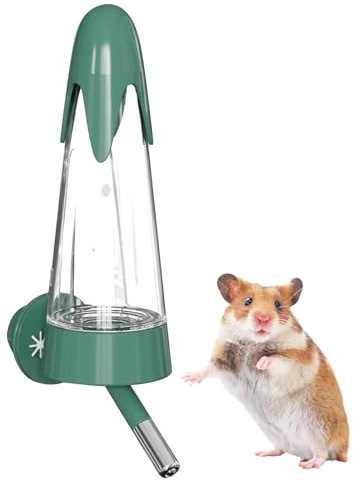 Erogatore d'acqua per criceti | 120ml Bevitore per Animali Domestici | Bevitore per animali di piccola taglia - Per Cincillà Coniglio Porcellino d'Topo Criceto Gerbillo Scoiattolo