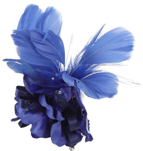 Blumenbrosche aus Stoff, Blaue Anstecknadel für Frauen | Elegant und Retro, als Kleidungsdeko, für Hochzeit und Geburtstag, Stilvoll für Freundinnen